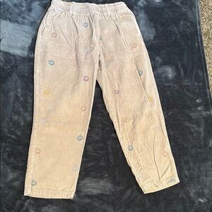 Urban Outfitters Cream Corduroy Pants Relaxed Fit